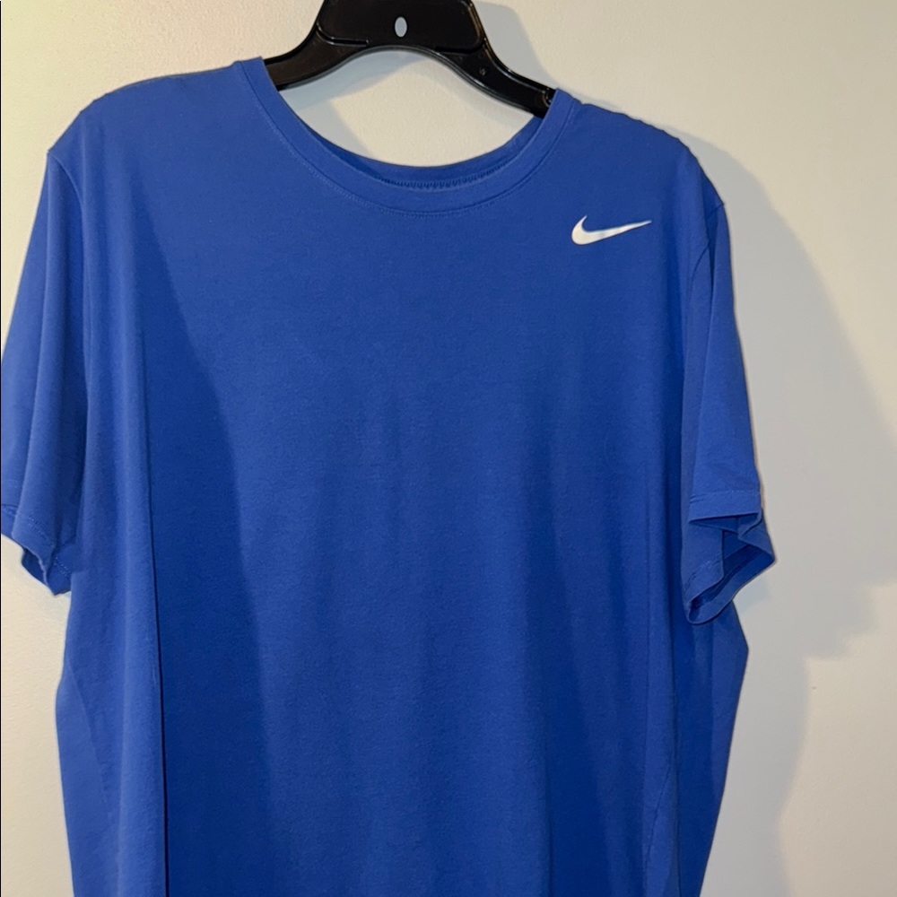 Nike Blue Short Sleeve Tee Athletic Performance